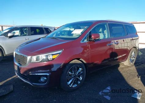2015 Kia Sedona Sx Luxury from USA, damaged, VIN KNDME5C12F6033981